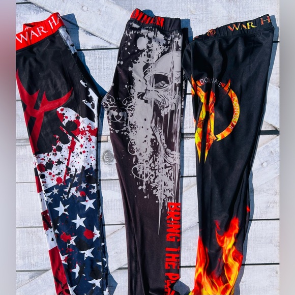 War Hammer women’s bodybuilding/ workout / fitness leggings. New without tags. M - Picture 7 of 11